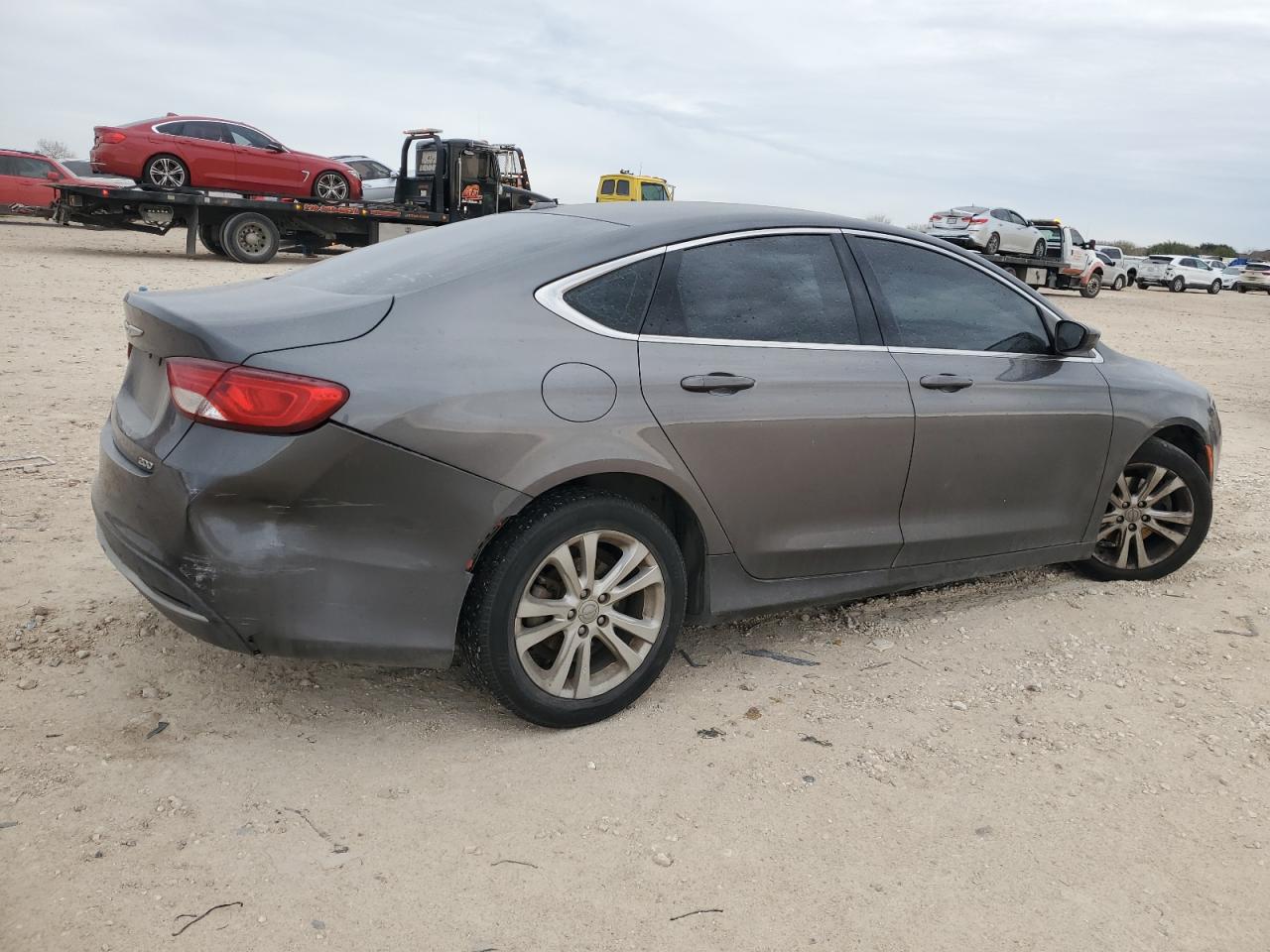2015 Chrysler 200 VIN 1C3CCCAB3FN633467 Copart auction photo, undercarriage damage thumbnail 3