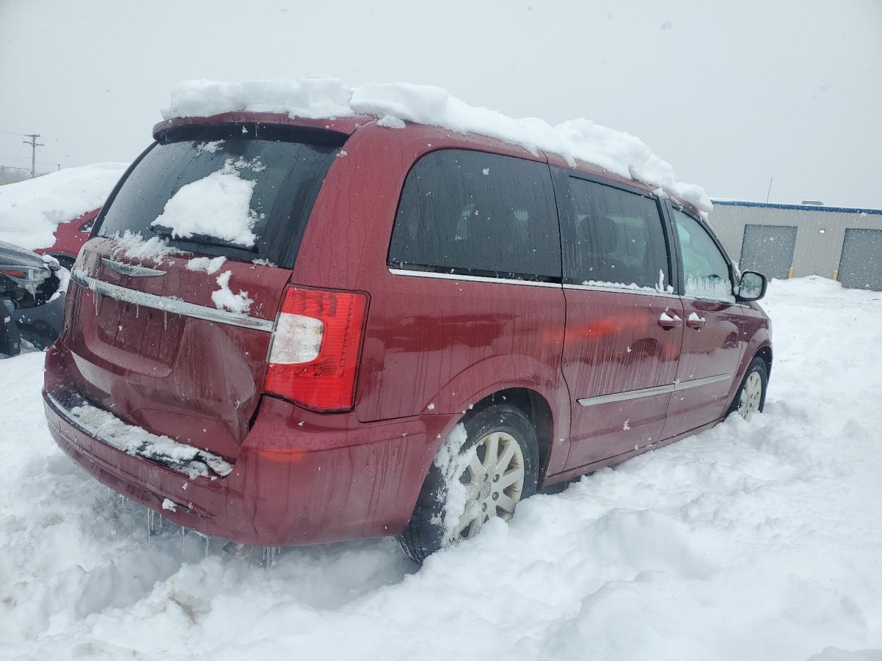 2014 Chrysler Town & Country VIN 2C4RC1BG5ER138869 Copart auction photo, front end / rear end damage thumbnail 3