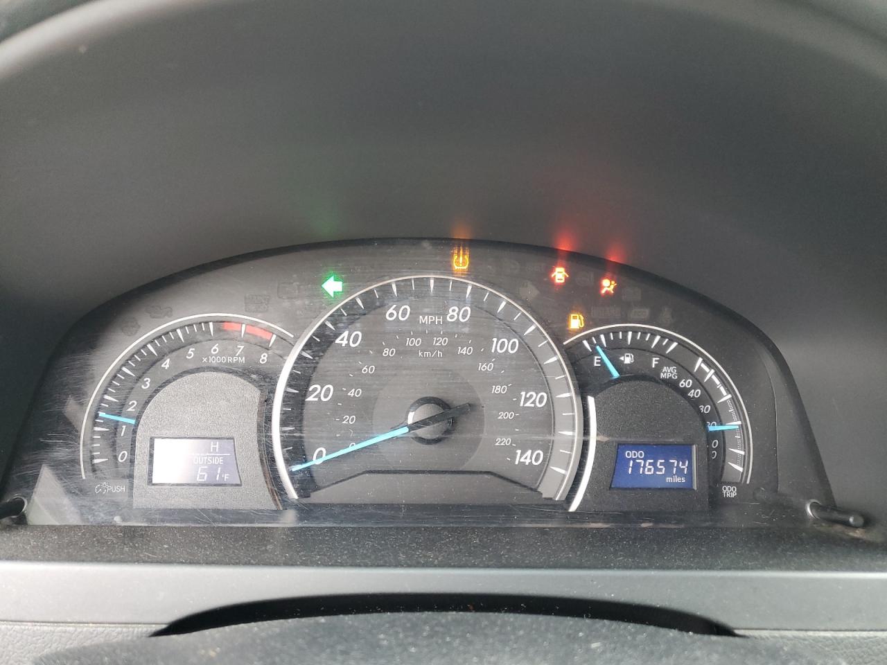 2014 Toyota Camry VIN 4T4BF1FK5ER361781 Copart auction photo, side / front end damage thumbnail 9