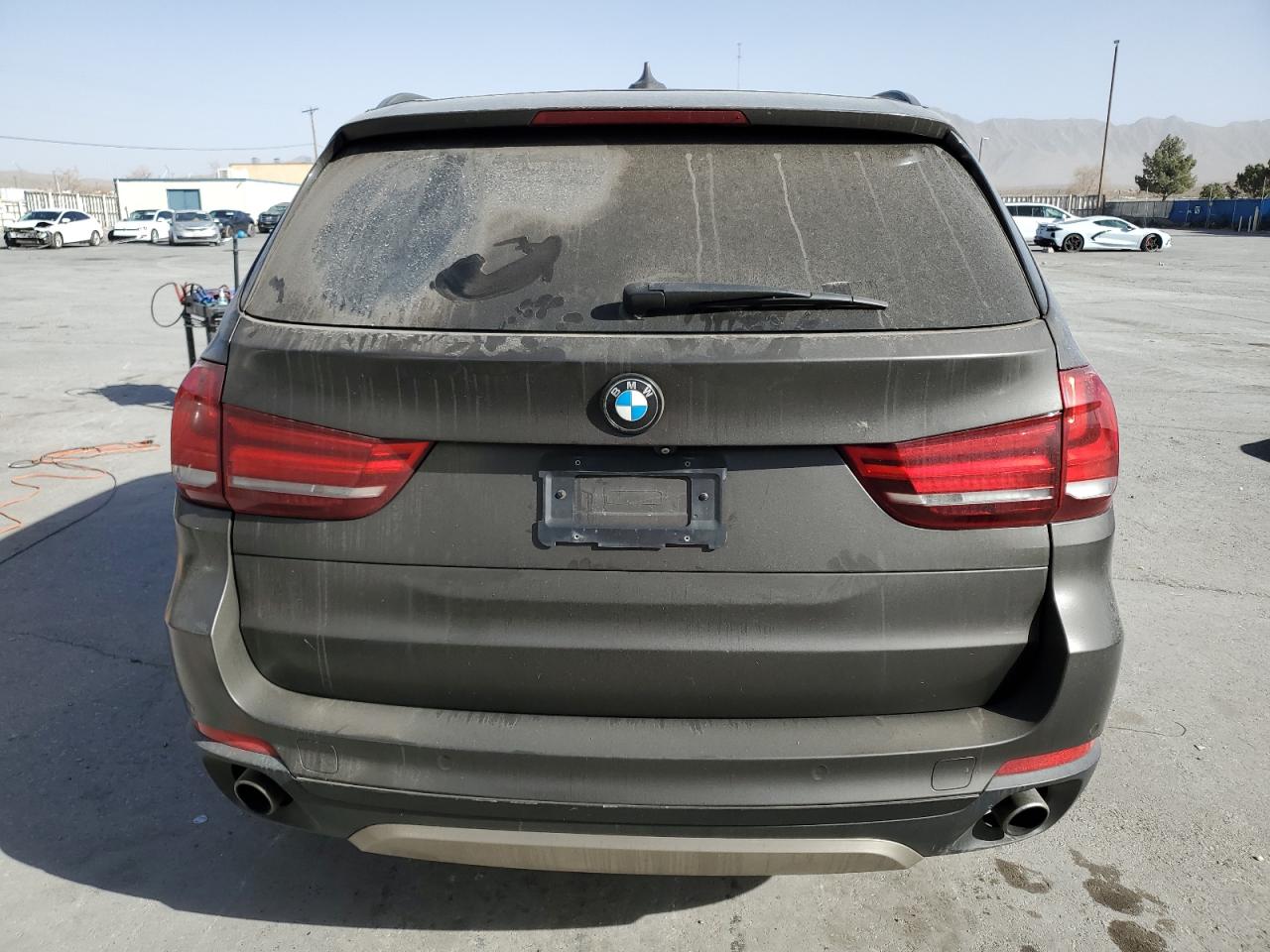 2014 BMW X5 VIN 5UXKR2C56E0H33129 Copart auction photo, undercarriage damage thumbnail 6