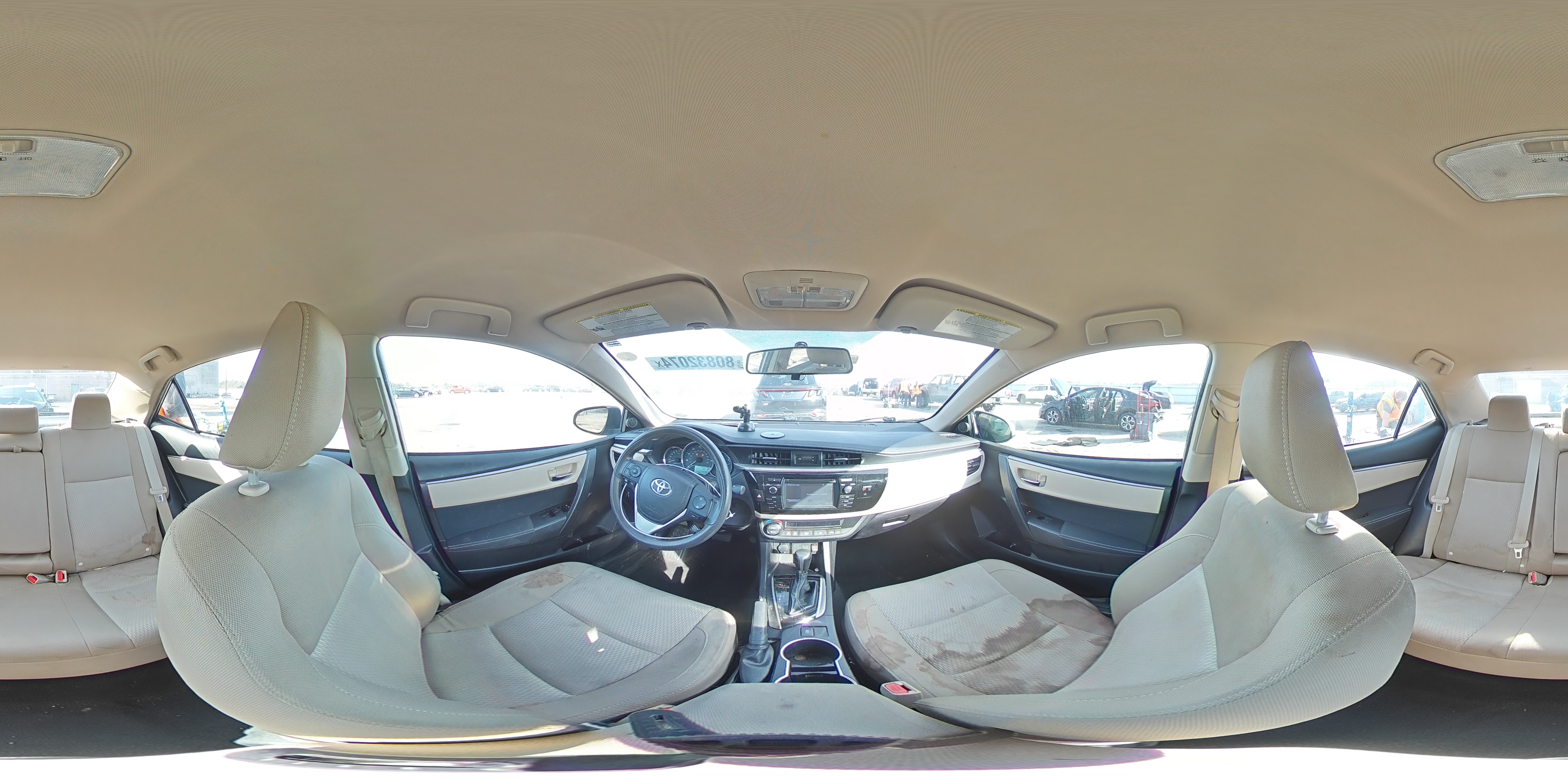 2016 Toyota Corolla VIN 2T1BURHE1GC546422 Copart auction photo, rear end damage thumbnail 12