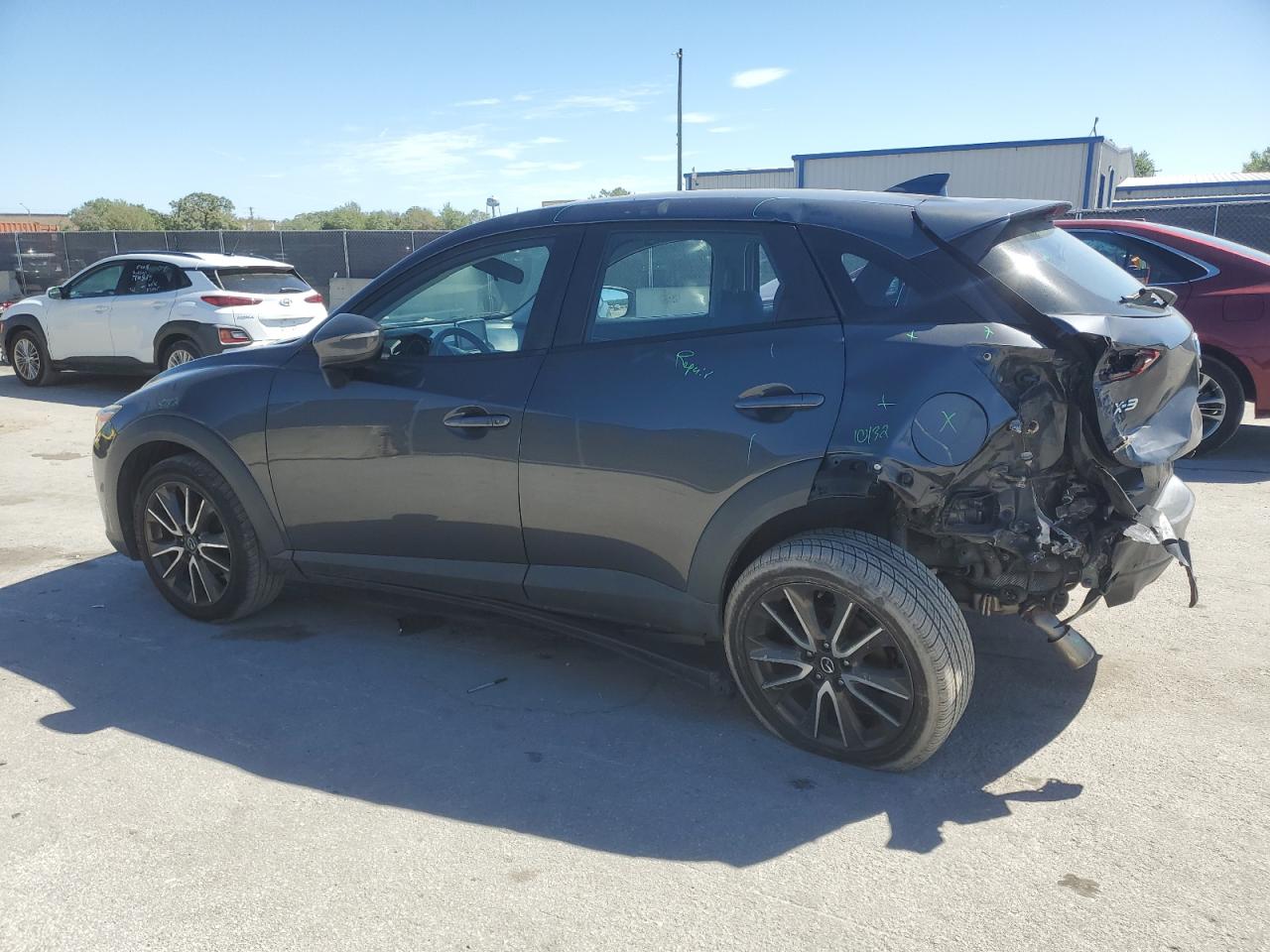 2017 Mazda CX-3 VIN JM1DKDC73H0172403 Copart auction photo, rear end / front end damage thumbnail 2