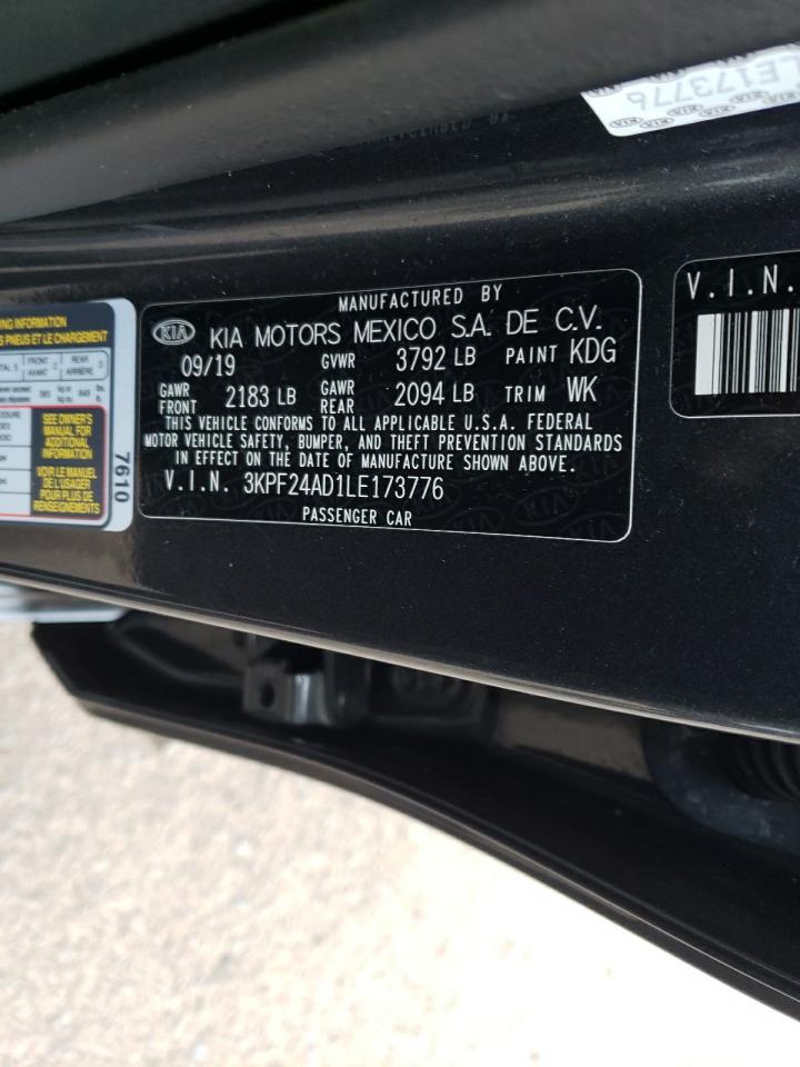 2020 KIA Forte VIN 3KPF24AD1LE173776 Copart auction photo, front end / side damage thumbnail 15