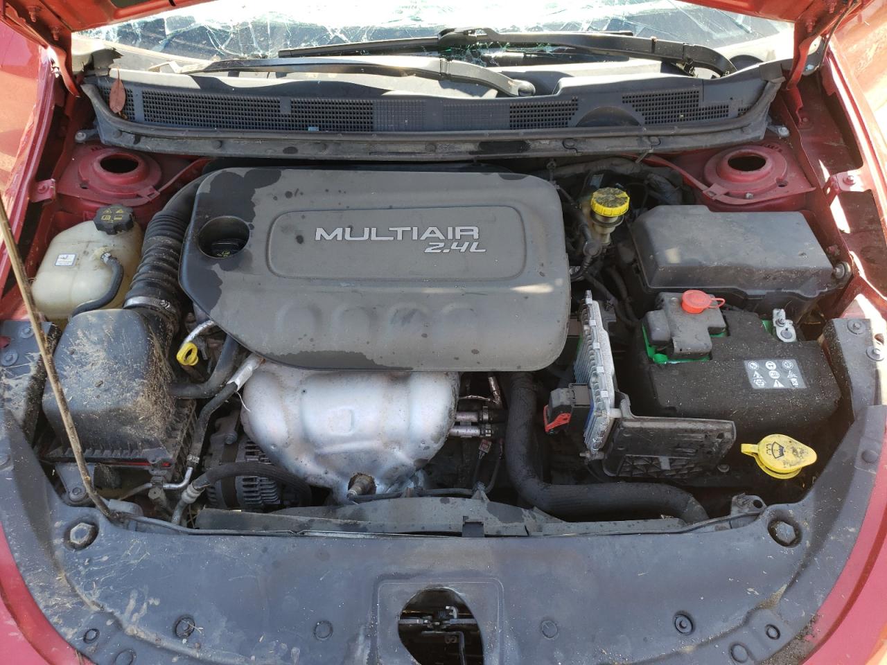 2014 Dodge Dart VIN 1C3CDFBB7ED909960 Copart auction photo, rollover / undercarriage damage thumbnail 13