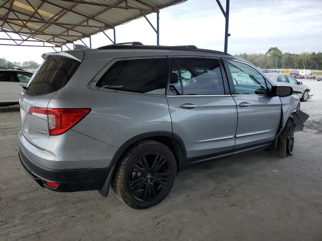2022 Honda Pilot VIN 5FNYF6H22NB052703 Copart auction photo, front end damage thumbnail 3