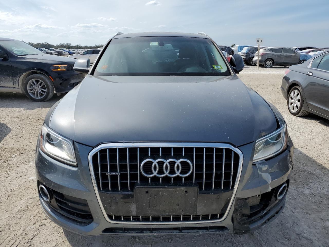 2014 Audi Q5 VIN WA1VMAFPXEA054972 Copart auction photo, water/flood damage thumbnail 5