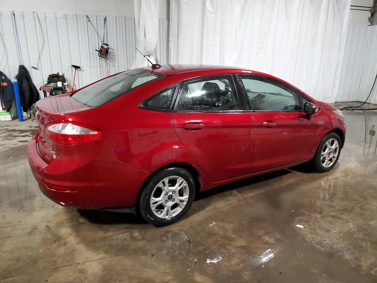 2014 Ford Fiesta VIN 3FADP4BJ2EM173894 Copart auction photo, side / rear end damage thumbnail 3