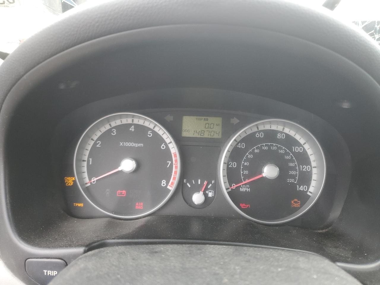 2009 Hyundai Accent VIN KMHCN46CX9U319110 Copart auction photo, front end / minor dent/scratches damage thumbnail 9