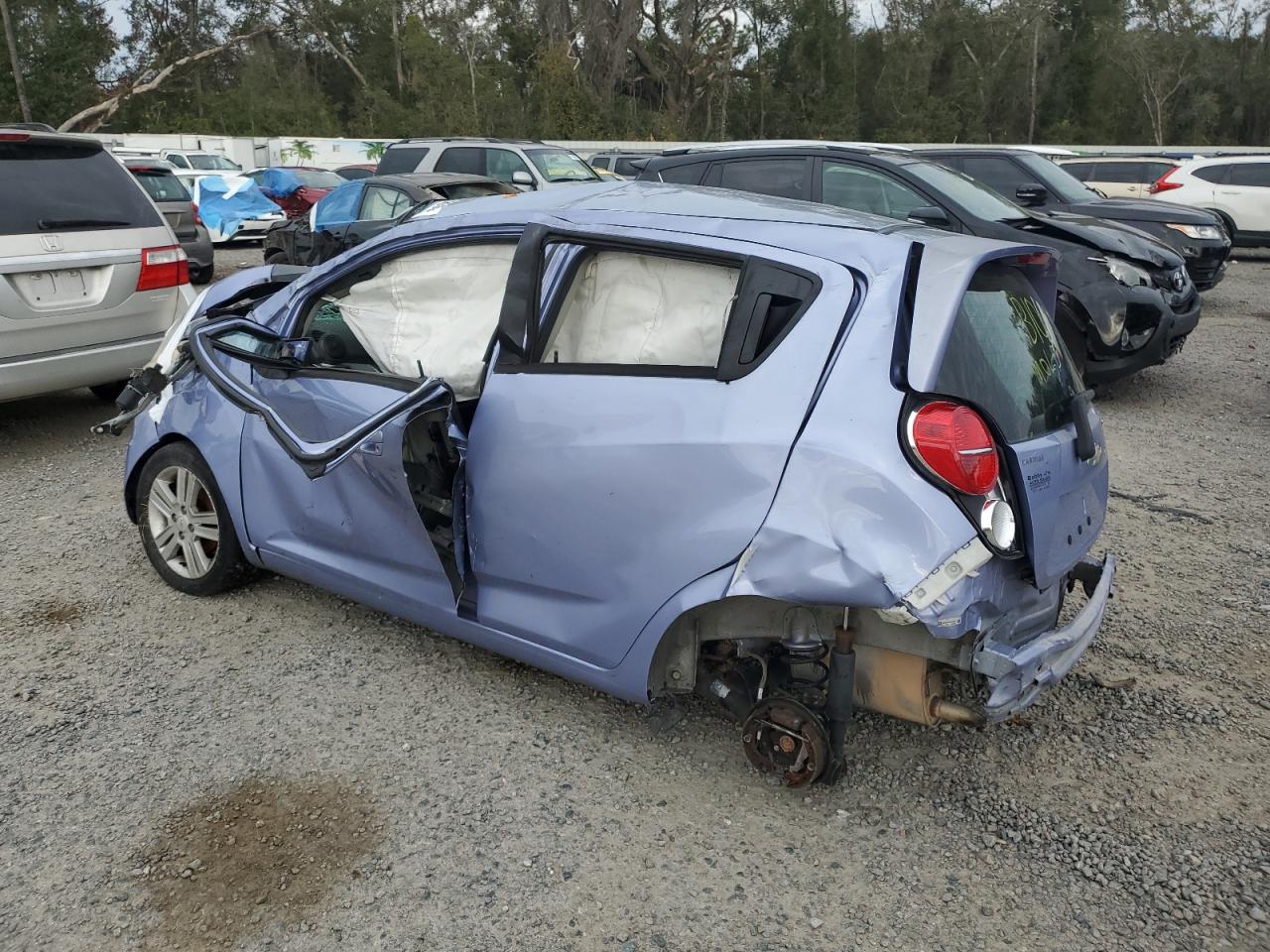 2014 Chevrolet Spark VIN KL8CC6S95EC496589 Copart auction photo, all over damage thumbnail 2