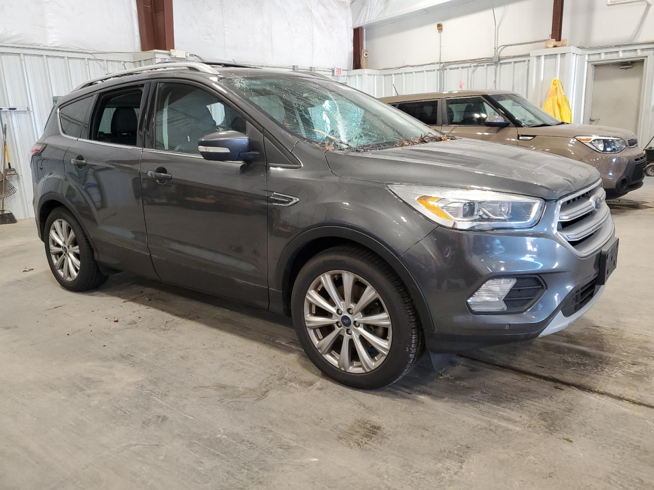 2017 Ford Escape VIN 1FMCU9J94HUA03034 Copart auction photo, all over / top/roof damage thumbnail 4