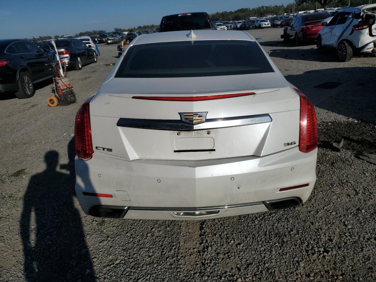 2015 Cadillac CTS VIN 1G6AR5S34F0138618 Copart auction photo, undercarriage damage thumbnail 6