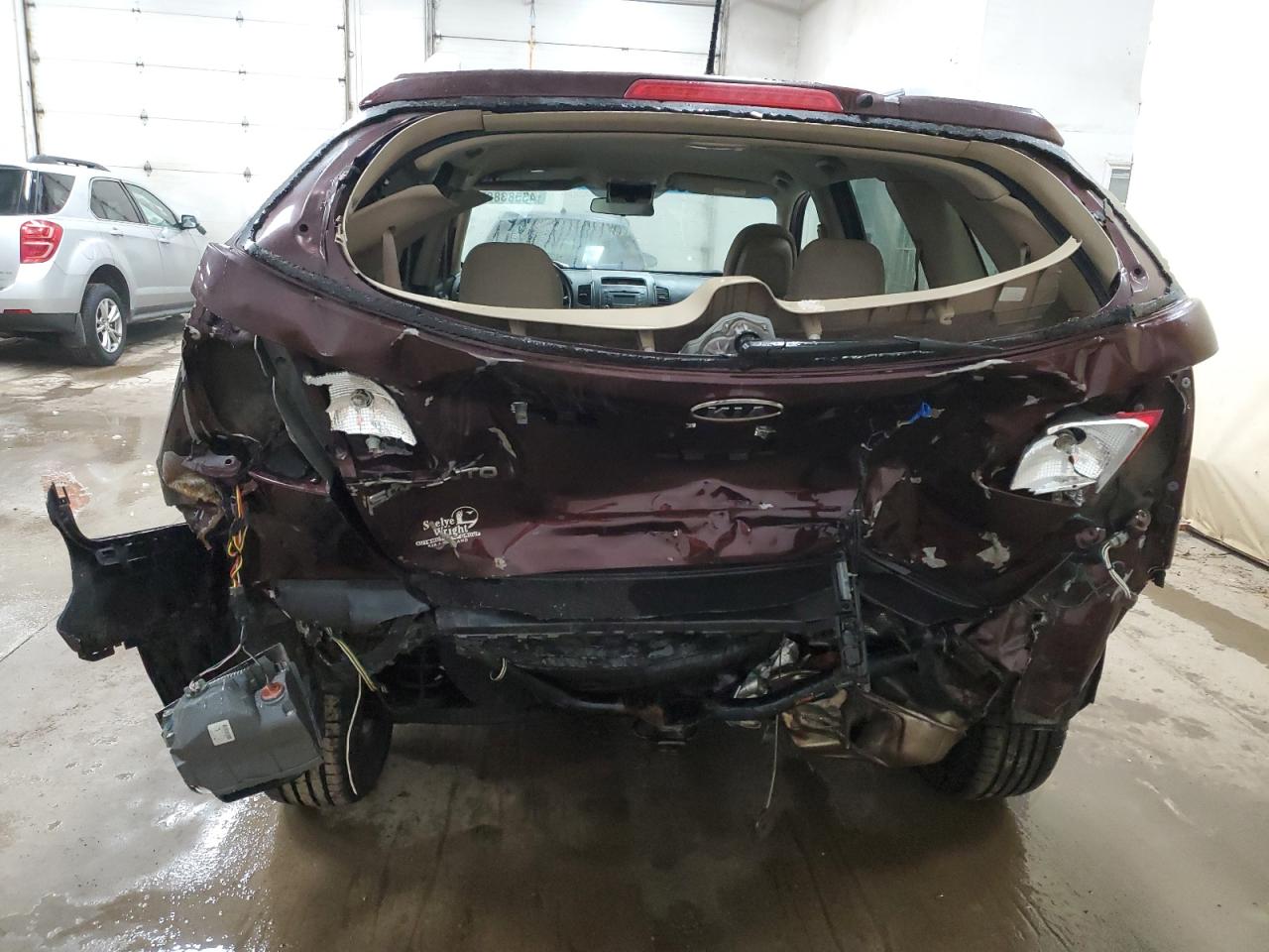 2012 KIA Sorento VIN 5XYKTDA2XCG270486 Copart auction photo, rear end / side damage thumbnail 6