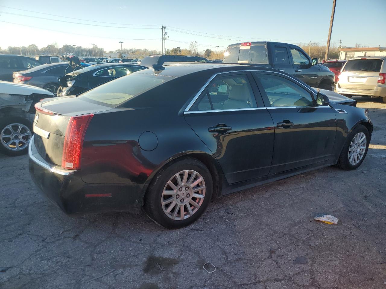 2012 Cadillac CTS VIN 1G6DG5E50C0135114 Copart auction photo, front end / mechanical damage thumbnail 3