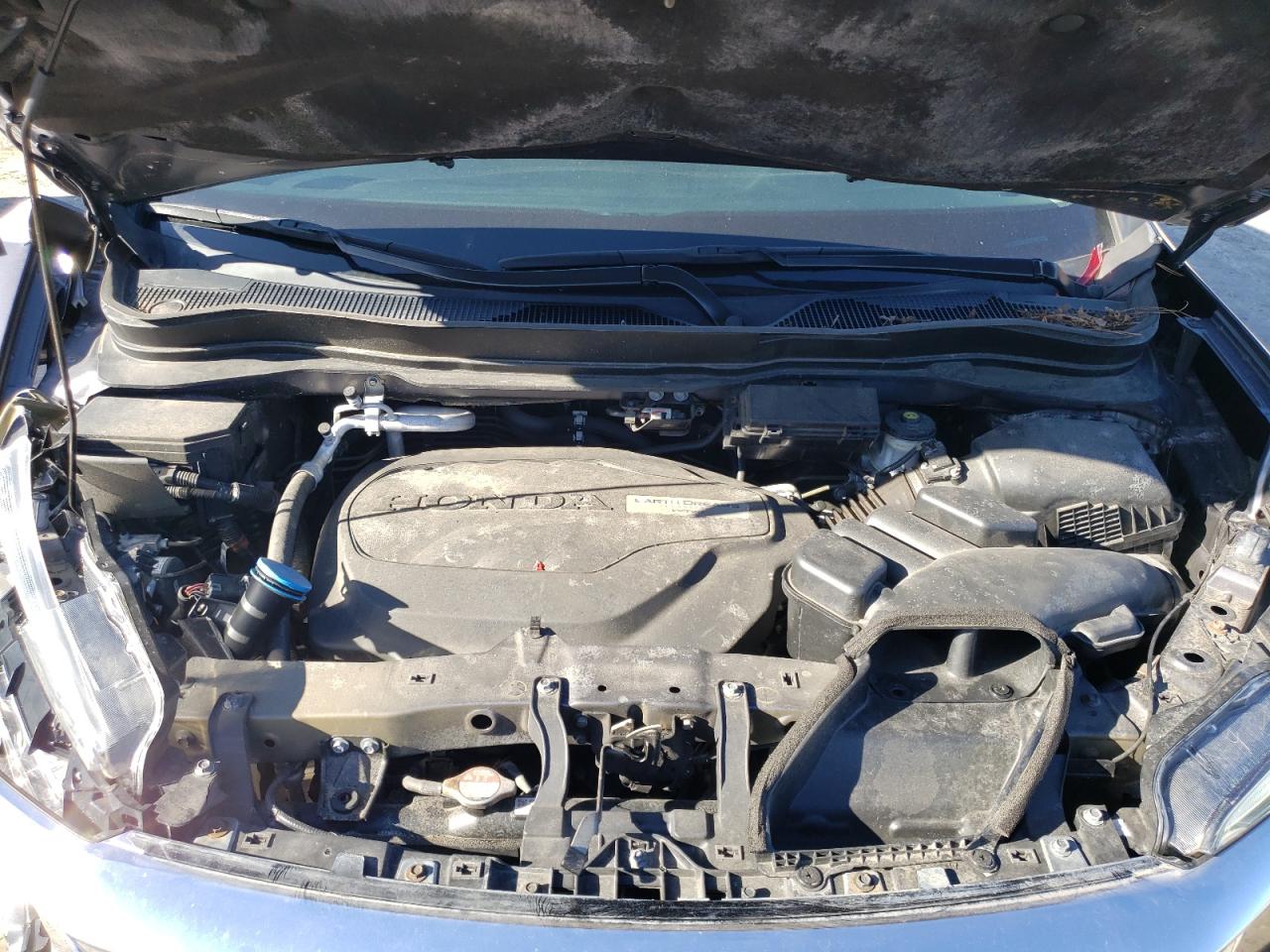 2020 Honda Pilot VIN 5FNYF6H12LB011881 Copart auction photo, front end / side damage thumbnail 12