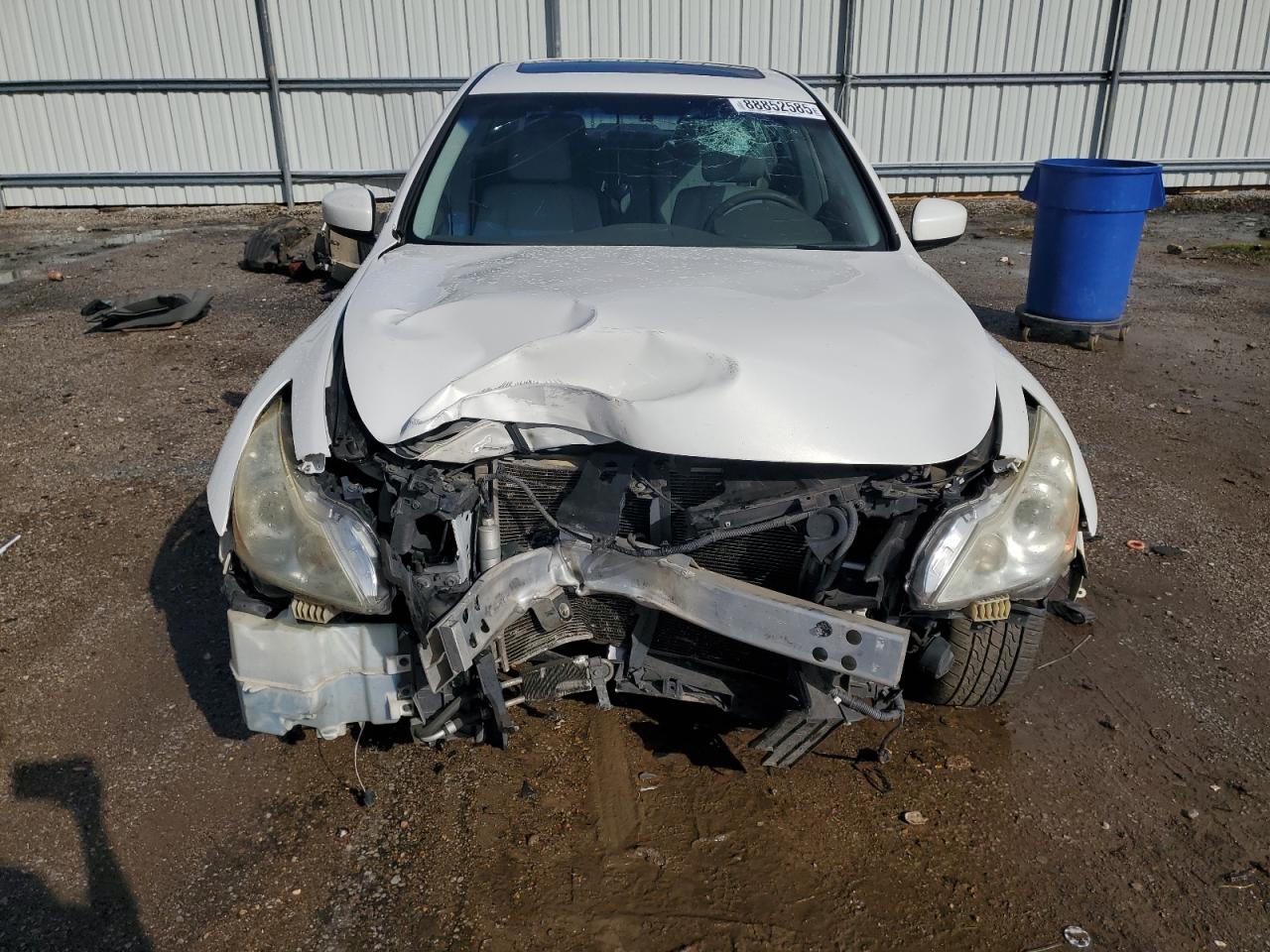 2012 Infiniti G VIN JN1CV6AP3CM932089 Copart auction photo, front end damage thumbnail 5