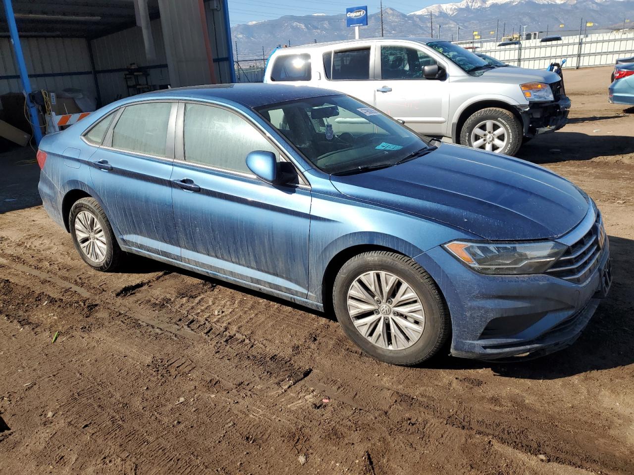 2019 Volkswagen Jetta VIN 3VWC57BU5KM214096 Copart auction photo, undercarriage damage thumbnail 4