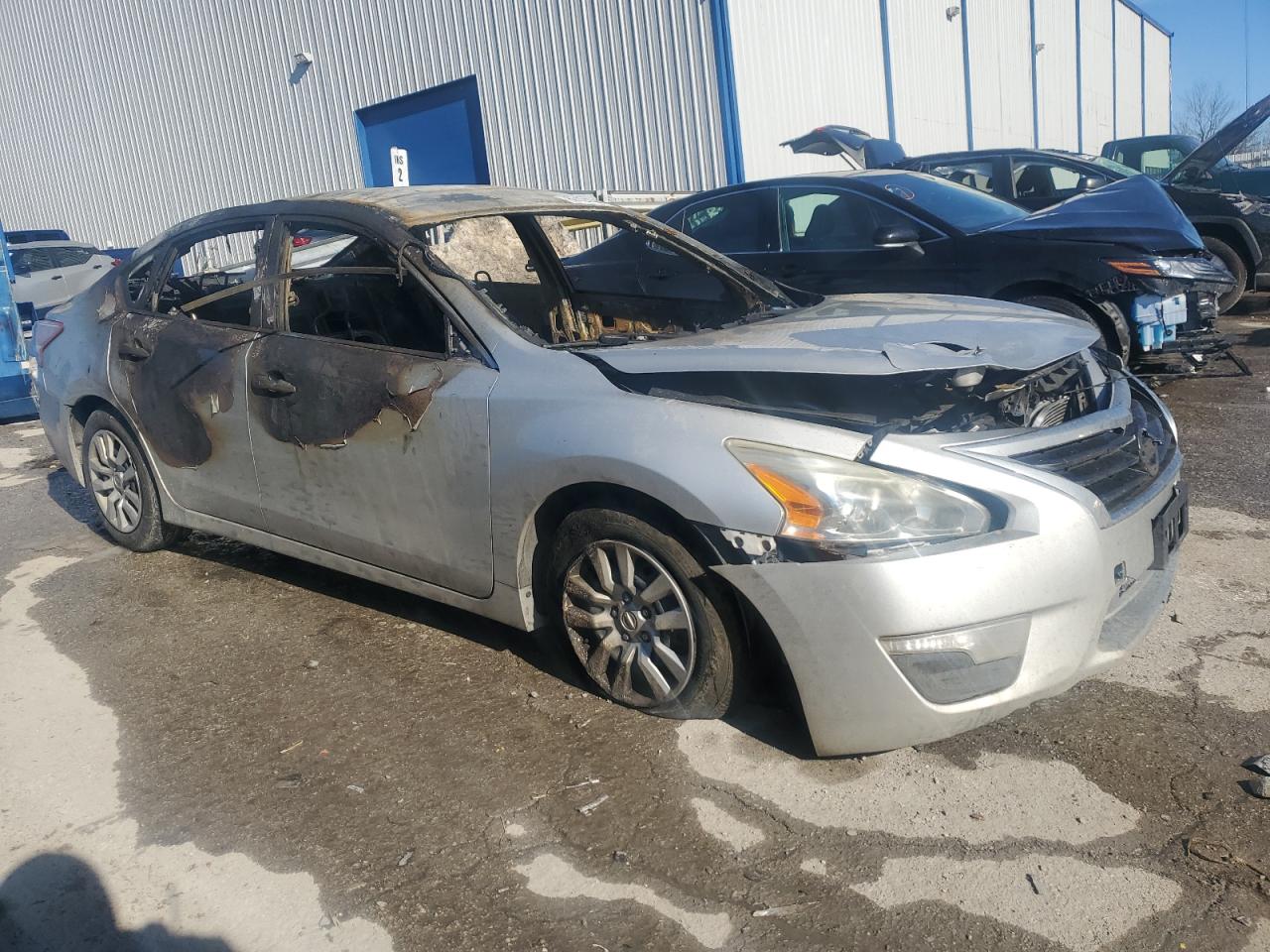 2013 Nissan Altima VIN 1N4AL3AP6DC205616 Copart auction photo, burn damage thumbnail 4
