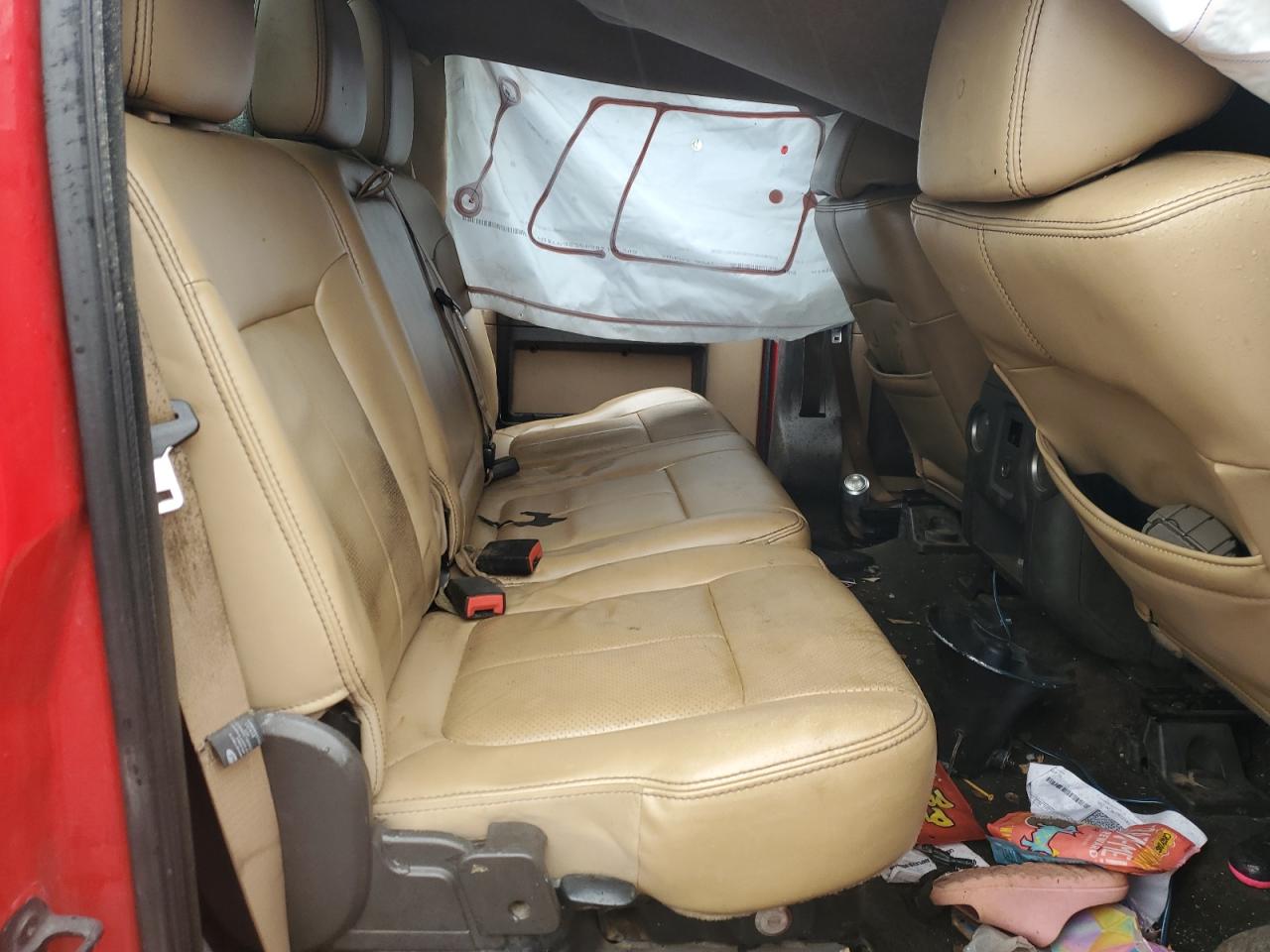 2011 Ford F350 VIN 1FT8W3BT1BEB74174 Copart auction photo, rollover damage thumbnail 11