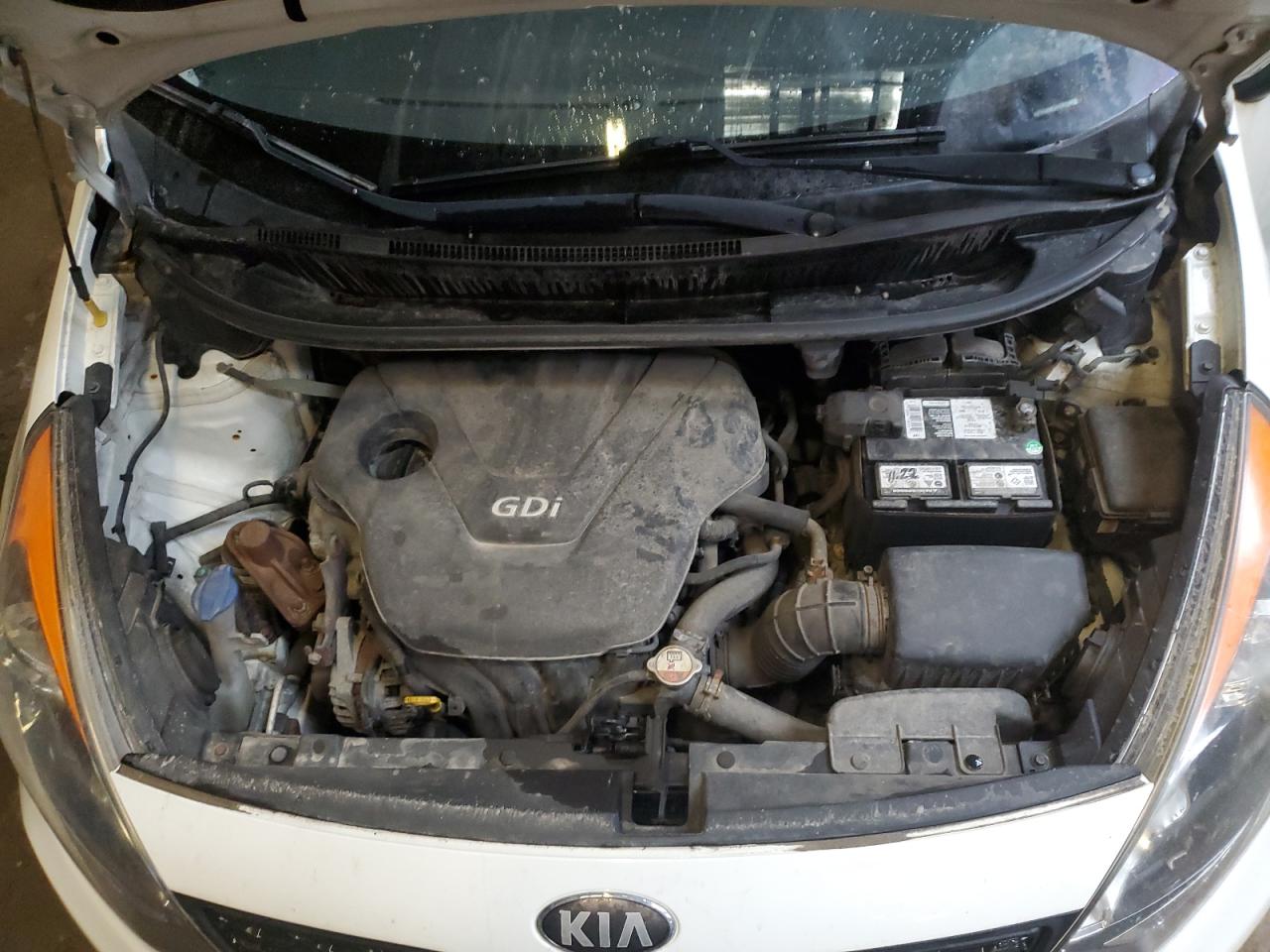 2013 KIA Rio VIN KNADM5A32D6848456 Copart auction photo, rear end / side damage thumbnail 11