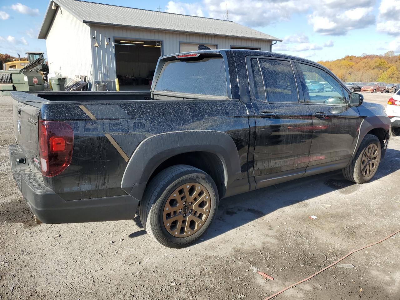 2021 Honda Ridgeline VIN 5FPYK3F12MB000868 Copart auction photo, front end damage thumbnail 3