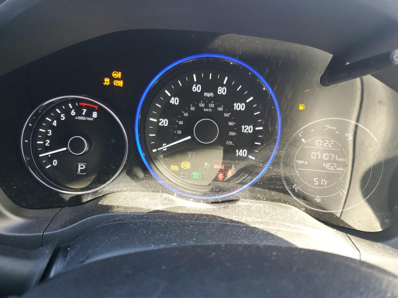 2020 Honda HR-V VIN 3CZRU6H35LM738336 Copart auction photo, undercarriage / mechanical damage thumbnail 9
