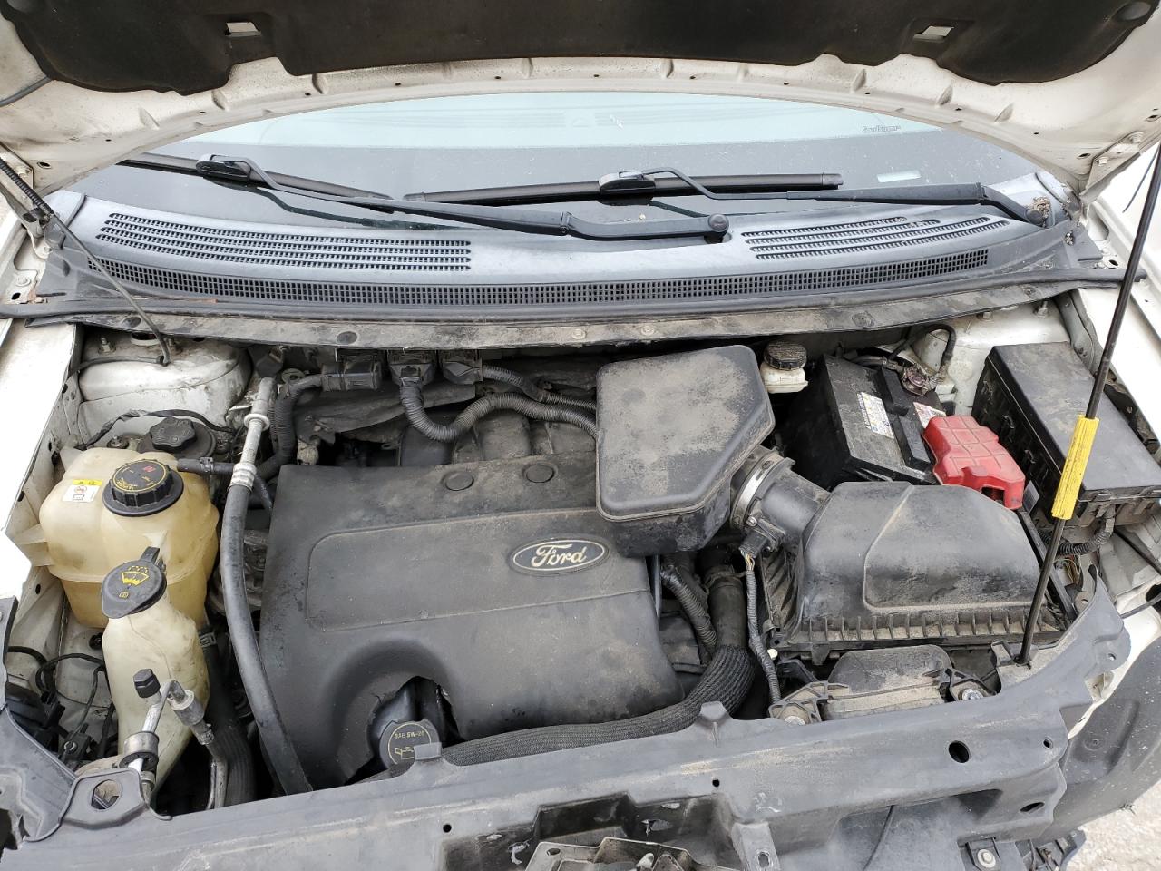 2011 Ford Edge VIN 2FMDK3JC3BBB43608 Copart auction photo, front end / rear end damage thumbnail 14