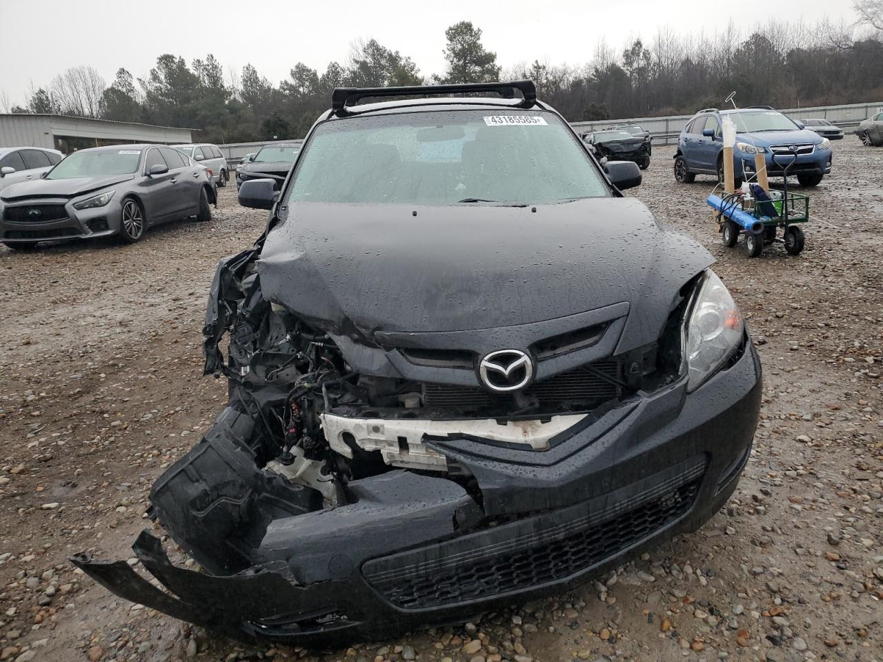 2008 Mazda 3 VIN JM1BK344681156521 Copart auction photo, front end damage thumbnail 5
