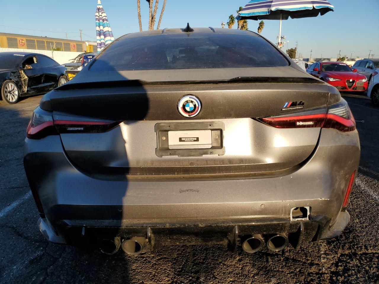 2022 BMW M4 VIN WBS33AZ00NCH76823 Copart auction photo, front end / minor dent/scratches damage thumbnail 6