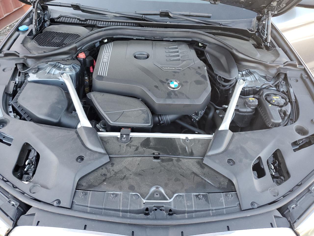 2021 BMW 5er VIN WBA13BJ06MCF12999 Copart auction photo, rear end damage thumbnail 11
