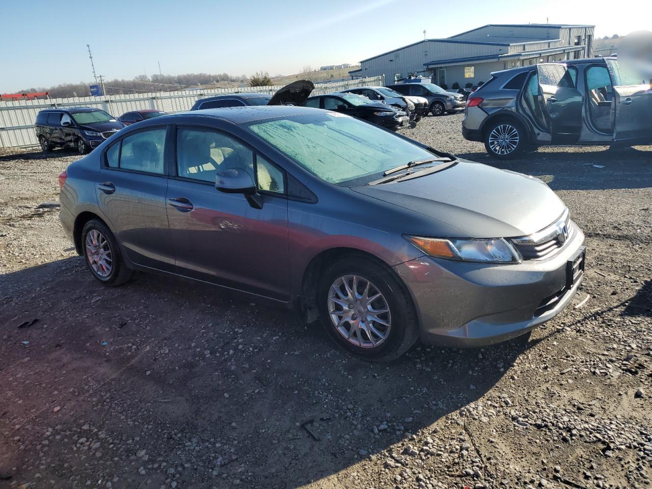 2012 Honda Civic VIN 19XFB2F53CE087486 Copart auction photo, front end damage thumbnail 4