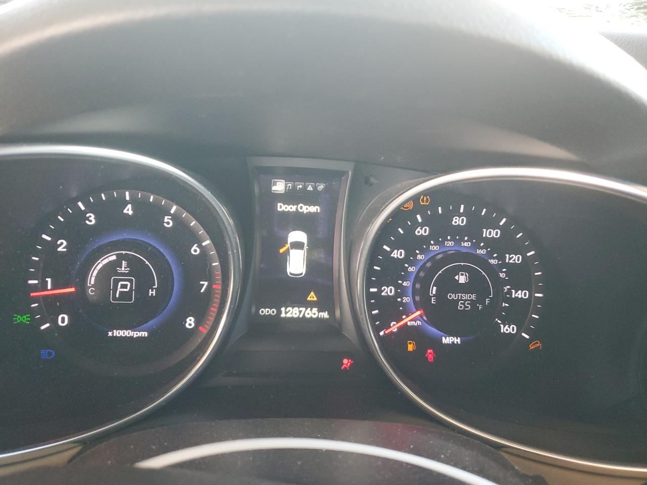 2014 Hyundai Santa Fe VIN 5XYZU3LB7EG217539 Copart auction photo, front end damage thumbnail 9