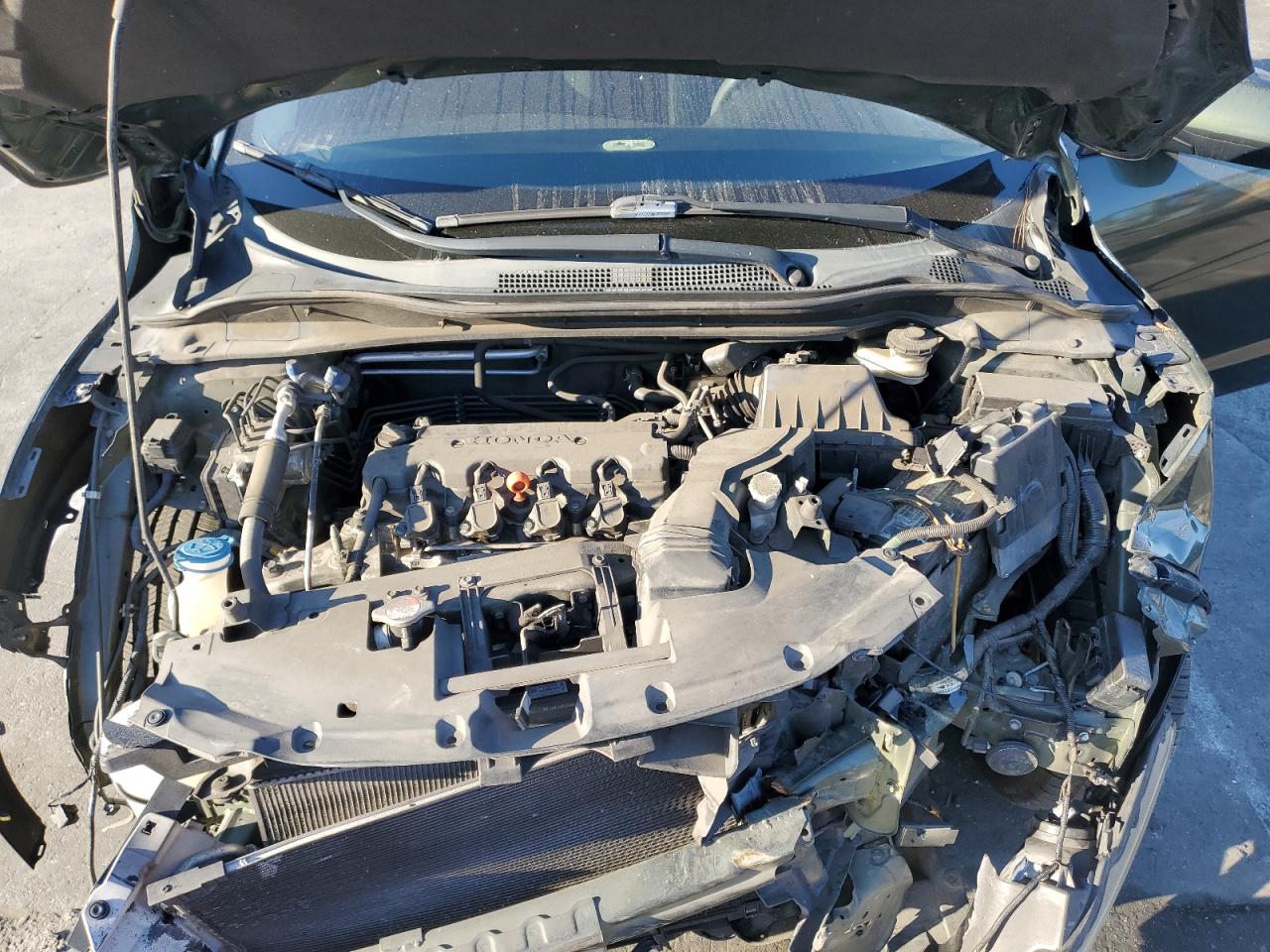 2016 Honda HR-V VIN 3CZRU5H37GM735423 Copart auction photo, front end damage thumbnail 12