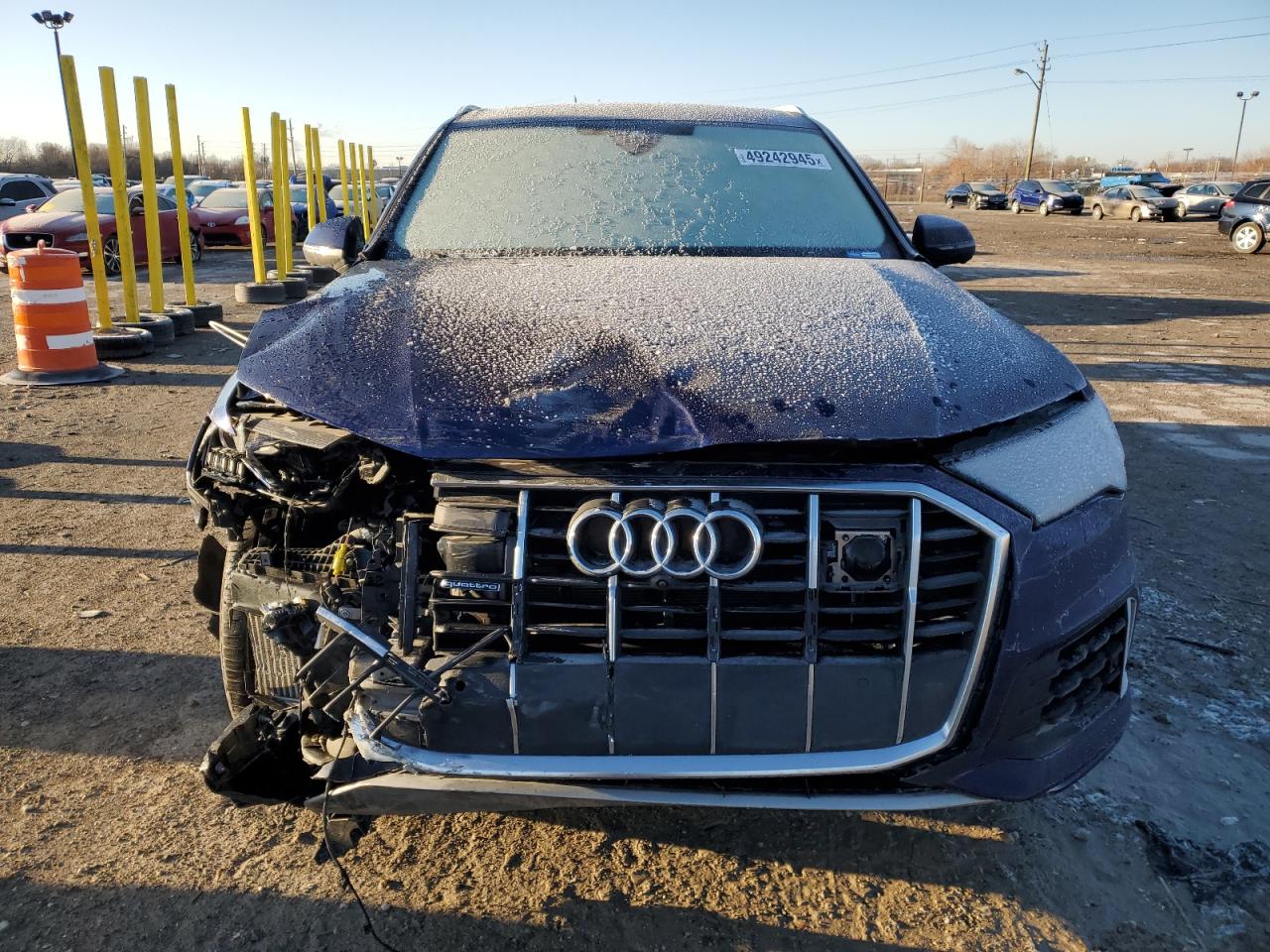 2023 Audi Q7 VIN WA1LXBF78PD015318 Copart auction photo, front end / mechanical damage thumbnail 5