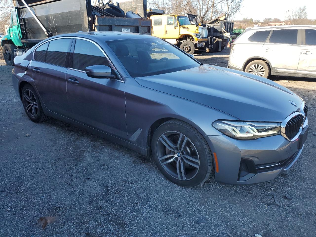 2021 BMW 5er VIN WBA13BJ06MCF12999 Copart auction photo, rear end damage thumbnail 4