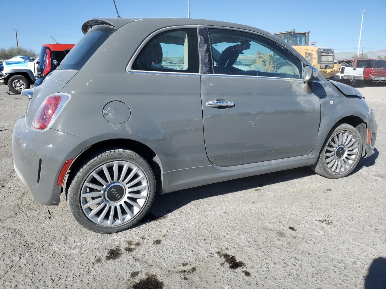 2019 Fiat 500 VIN 3C3CFFCH7KT865980 Copart auction photo, front end damage thumbnail 3