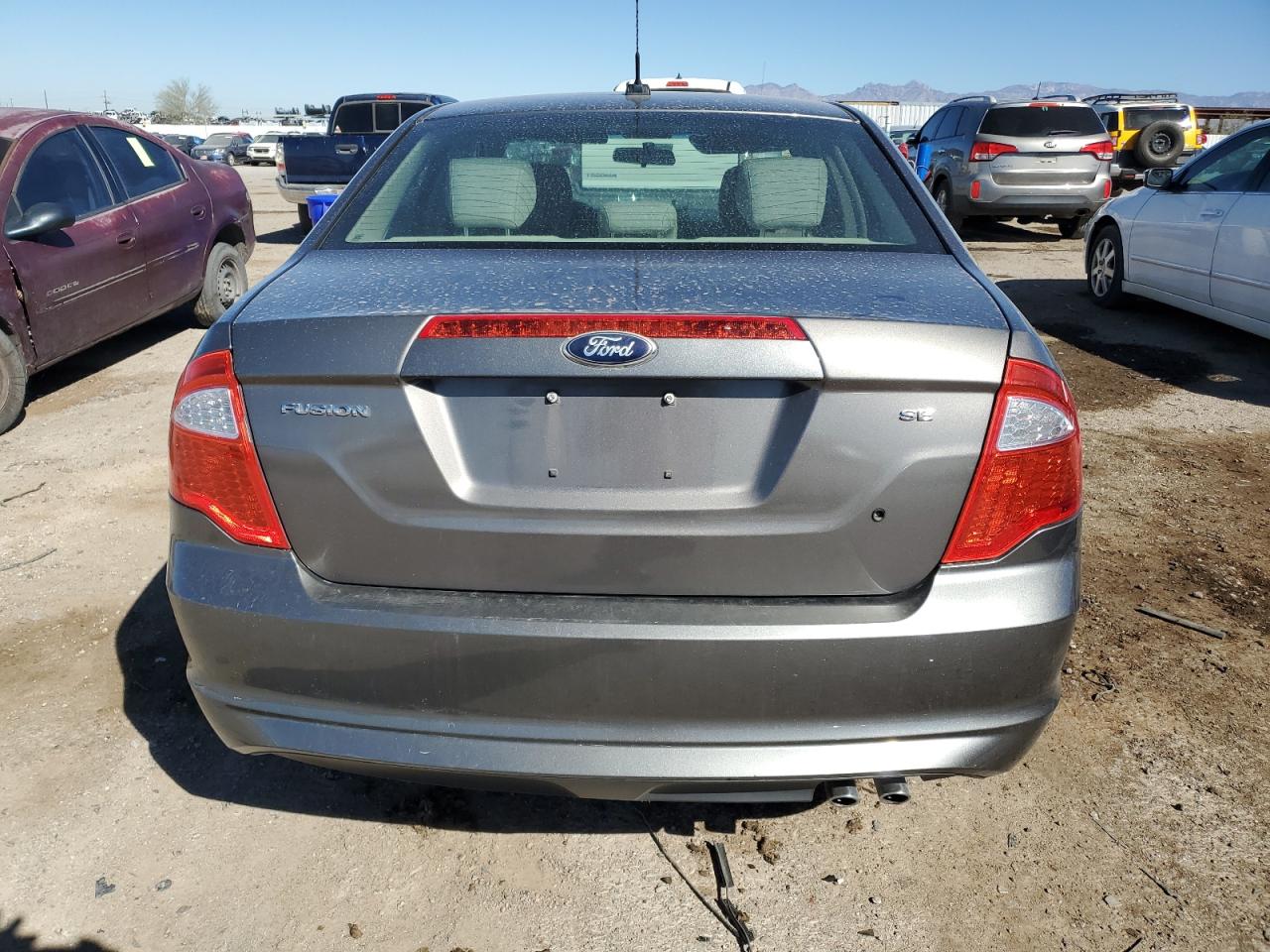 2011 Ford Fusion VIN 3FAHP0HA5BR347019 Copart auction photo, front end / side damage thumbnail 6
