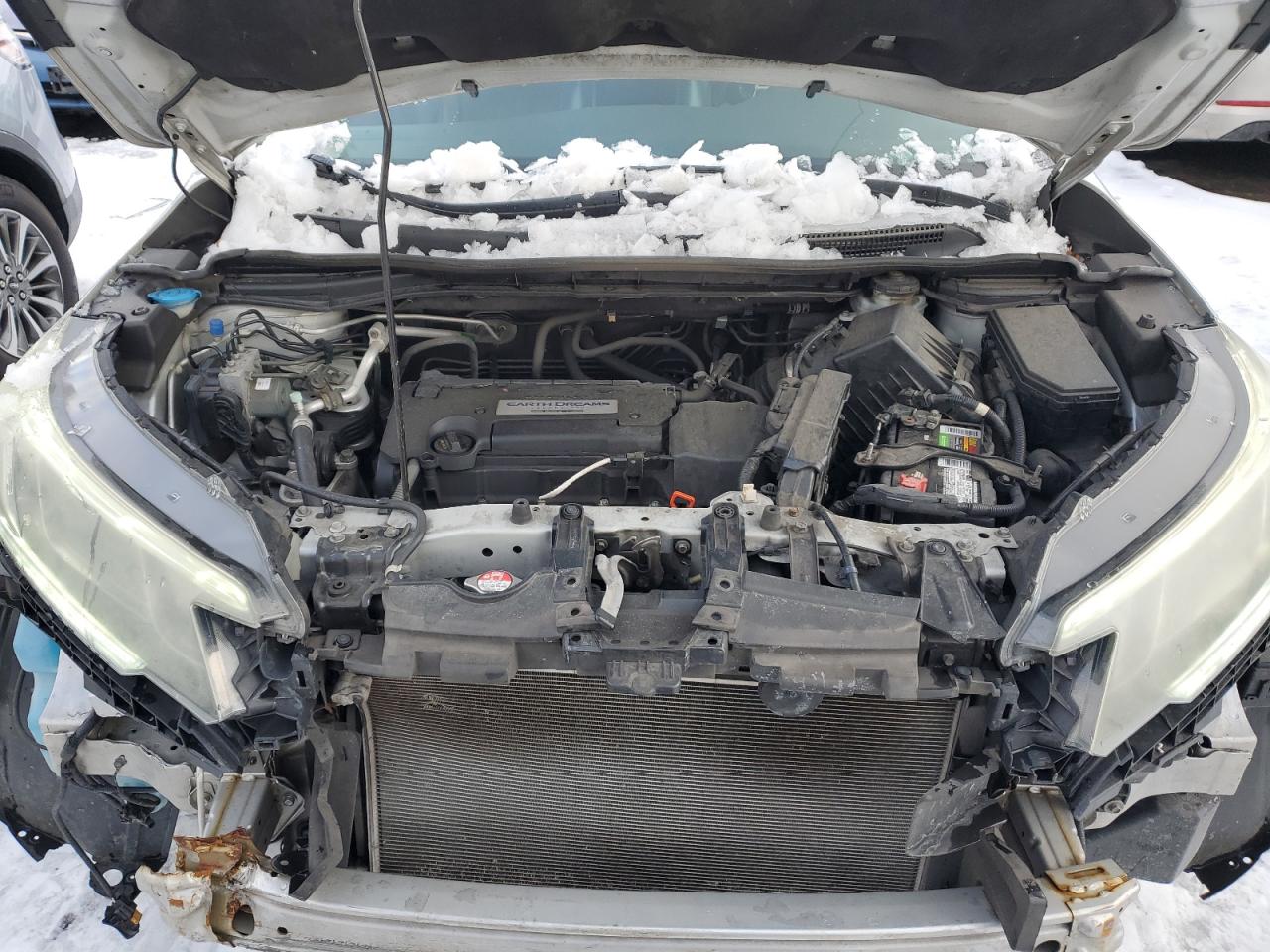 2015 Honda CR-V VIN 2HKRM4H74FH667086 Copart auction photo, front end damage thumbnail 12