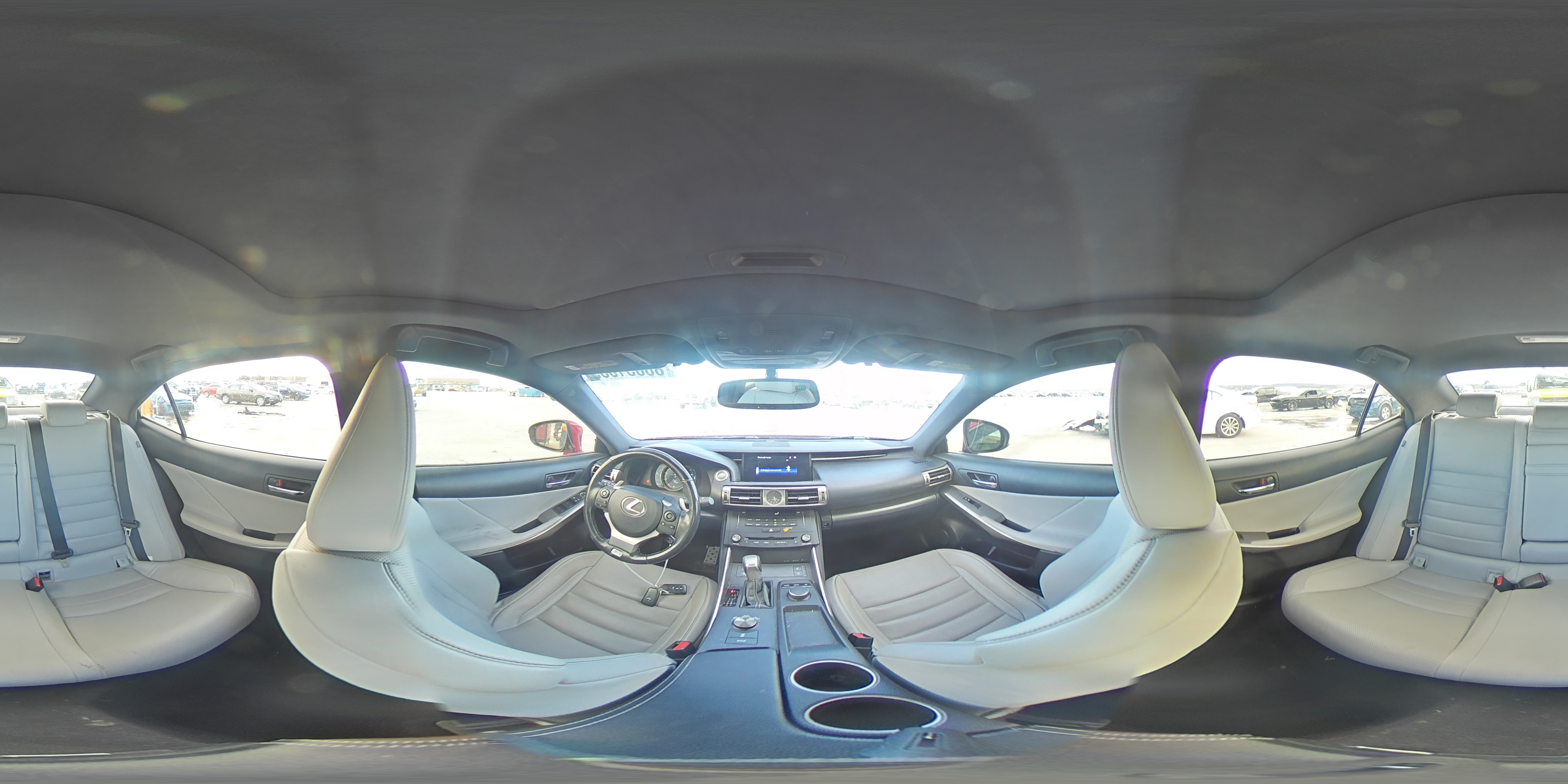 2016 Lexus IS VIN JTHBA1D2XG5032344 Copart auction photo, front end damage thumbnail 15