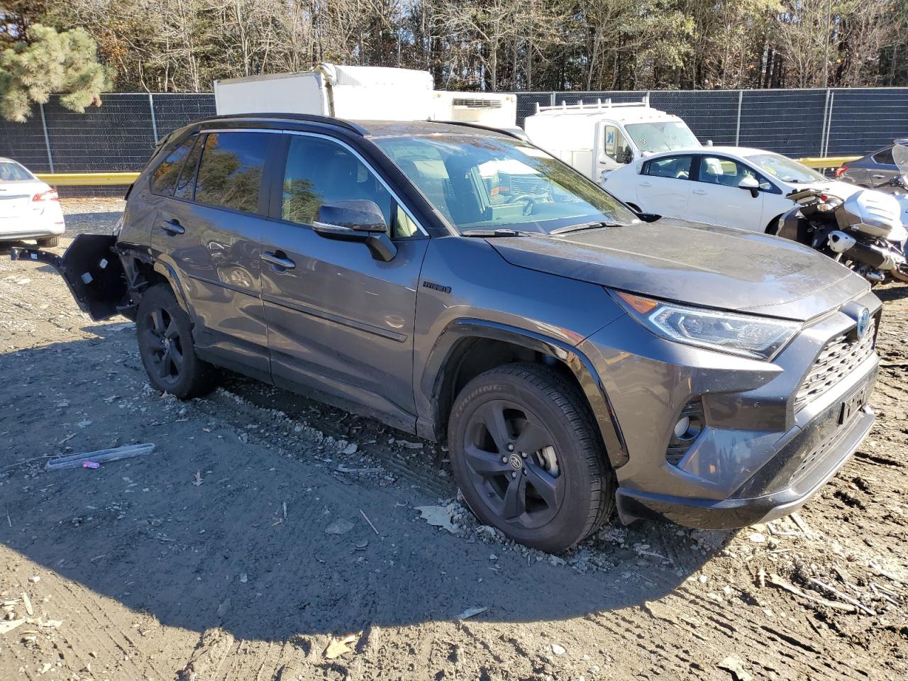 2021 Toyota RAV 4 VIN JTME6RFV2MJ008791 Copart auction photo, rear end damage thumbnail 4