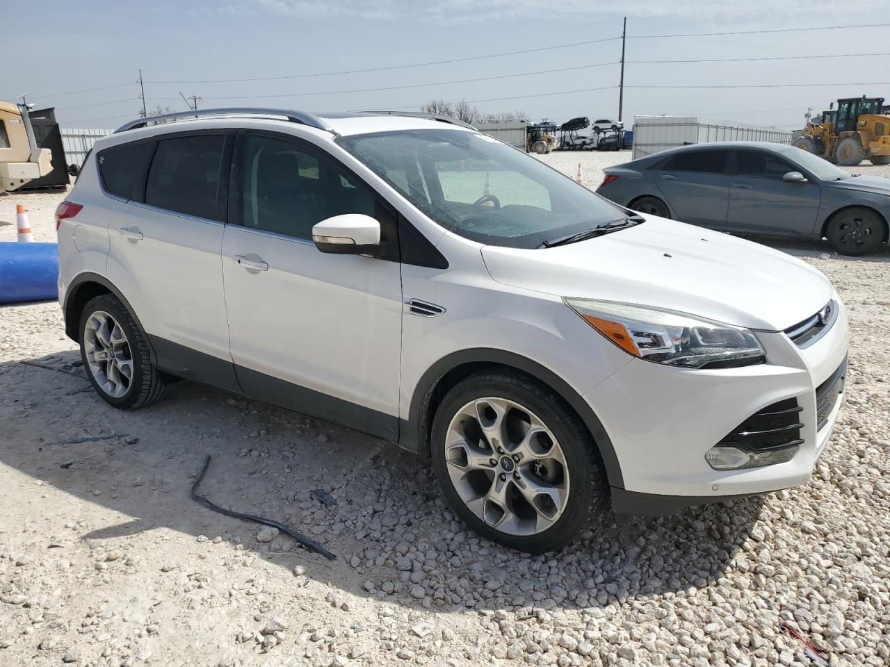 2014 Ford Escape VIN 1FMCU0J9XEUE51561 Copart auction photo, rear end damage thumbnail 4