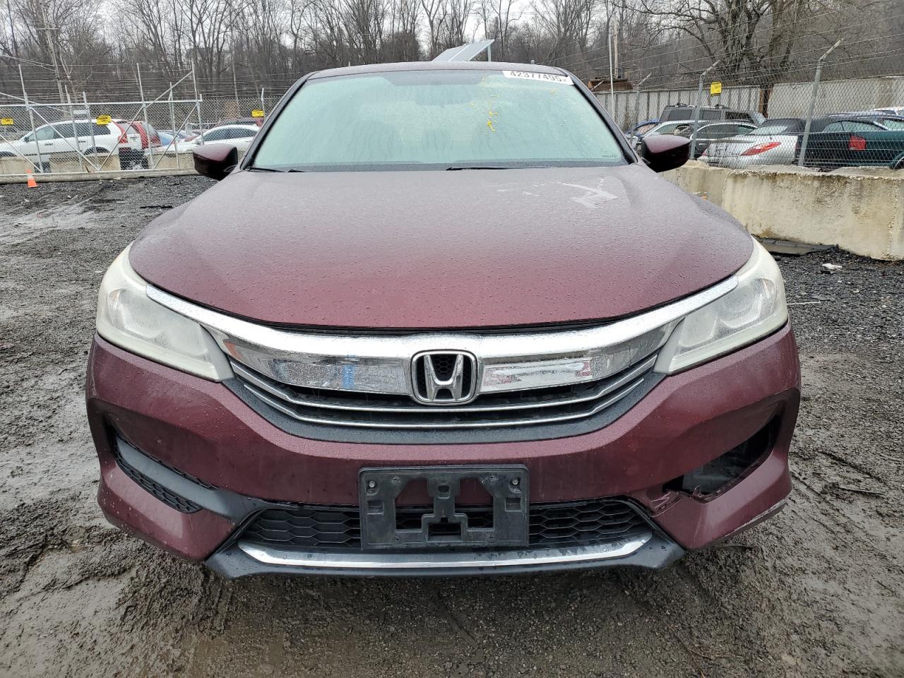 2016 Honda Accord VIN 1HGCR2F3XGA144158 Copart auction photo, front end / minor dent/scratches damage thumbnail 5