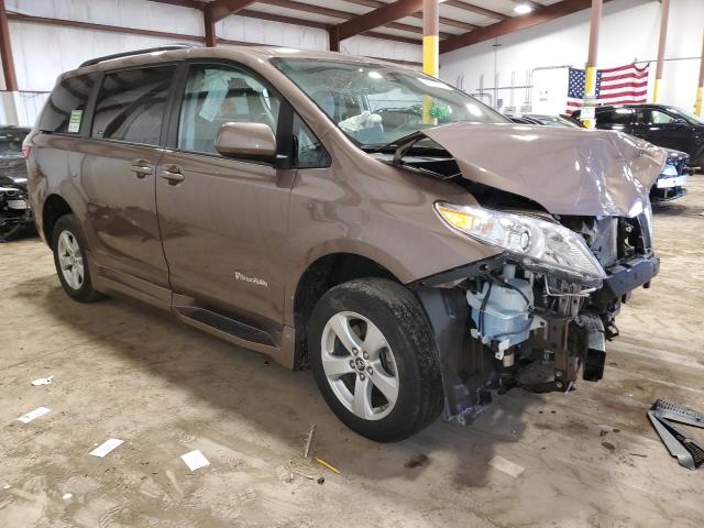 2020 Toyota Sienna VIN 5TDKZ3DC5LS044615 Copart auction photo, front end / side damage thumbnail 4