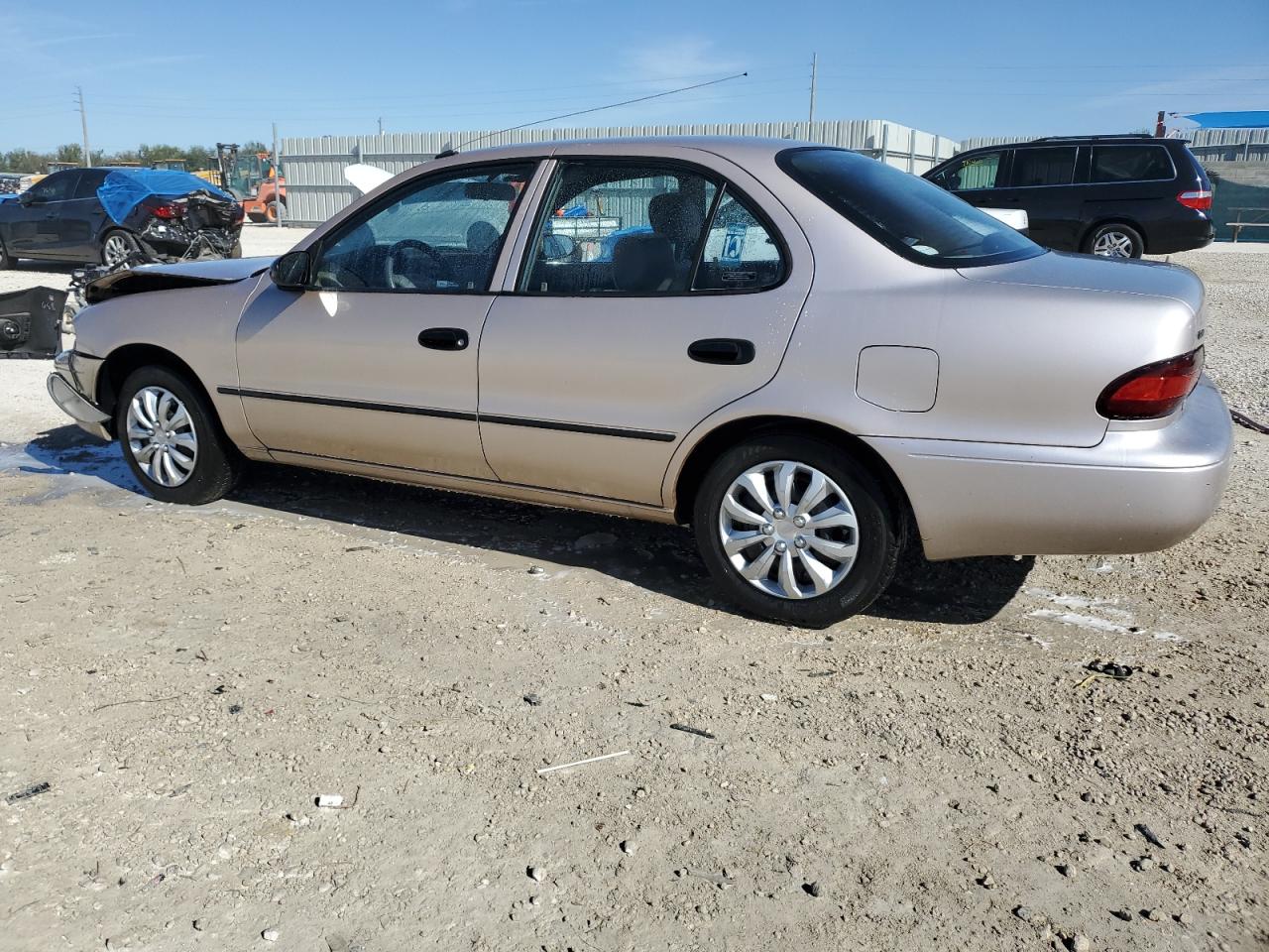 1996 GEO Prizm VIN 1Y1SK5267TZ068437 Copart auction photo, front end damage thumbnail 2