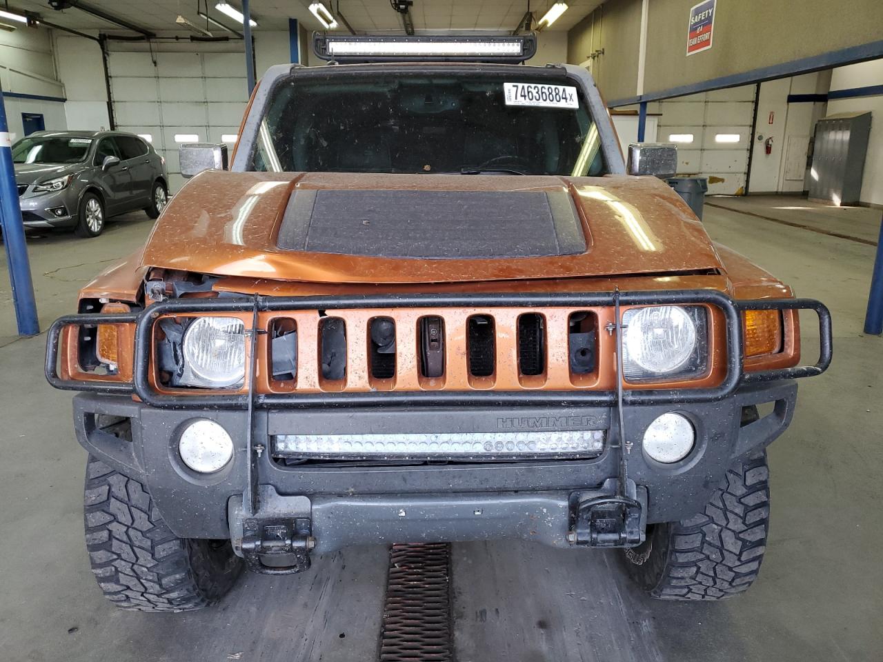 2007 Hummer H3 VIN 5GTDN13E178226908 Copart auction photo, front end damage thumbnail 11