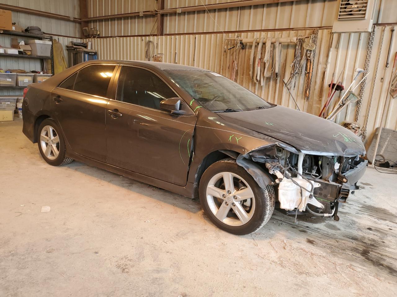 2012 Toyota Camry VIN 4T1BF1FK6CU577131 Copart auction photo, undercarriage / front end damage thumbnail 4