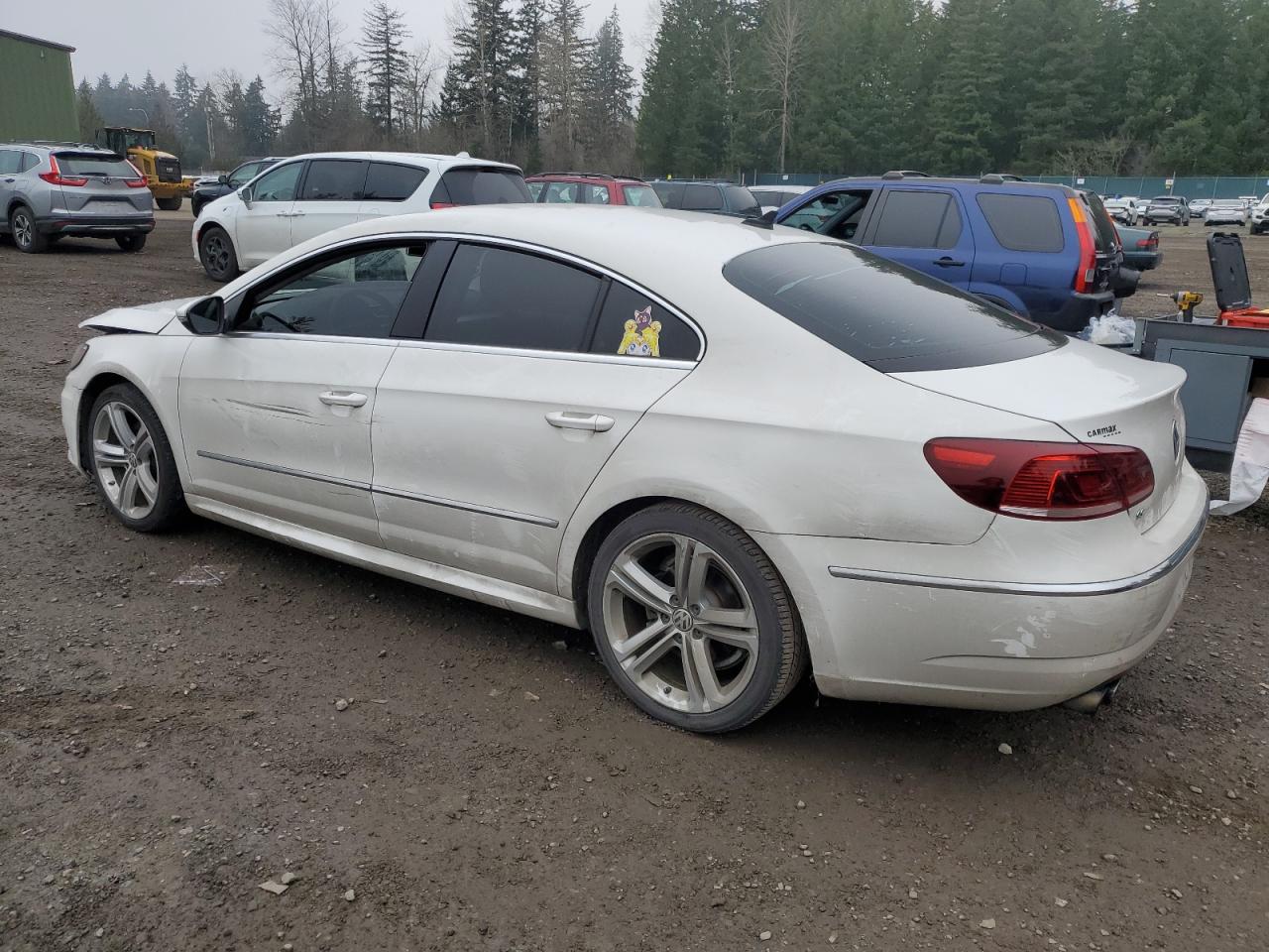 2014 Volkswagen Passat CC VIN WVWBP7ANXEE512561 Copart auction photo, all over damage thumbnail 2