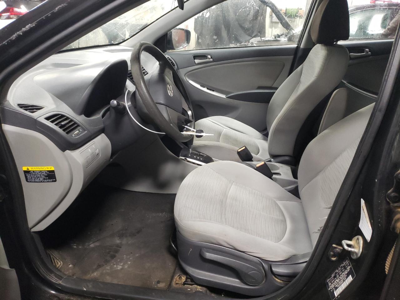 2016 Hyundai Accent VIN KMHCT4AE4GU037220 Copart auction photo, rear end / front end damage thumbnail 7