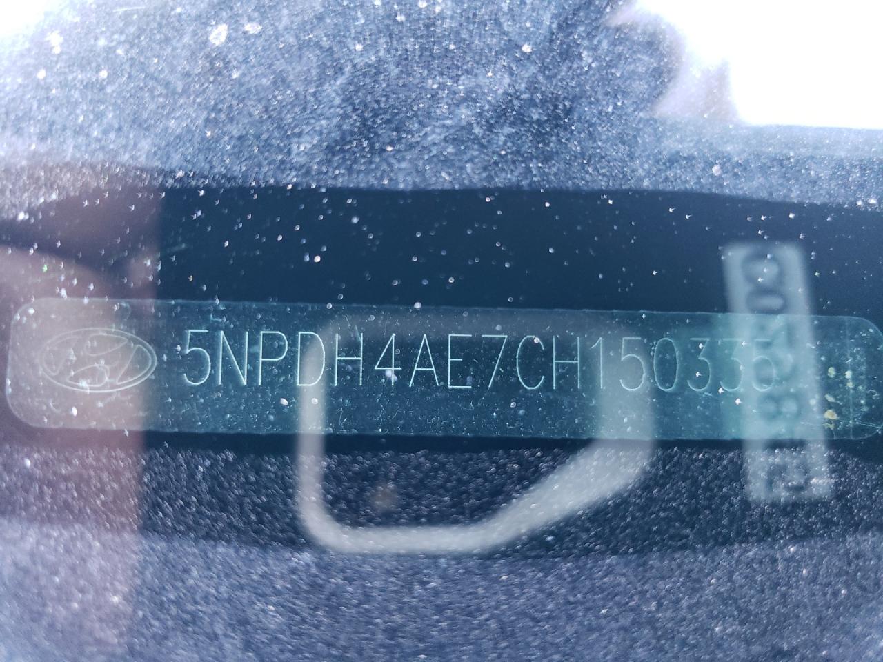 2012 Hyundai Elantra VIN 5NPDH4AE7CH150335 Copart auction photo, front end damage thumbnail 13