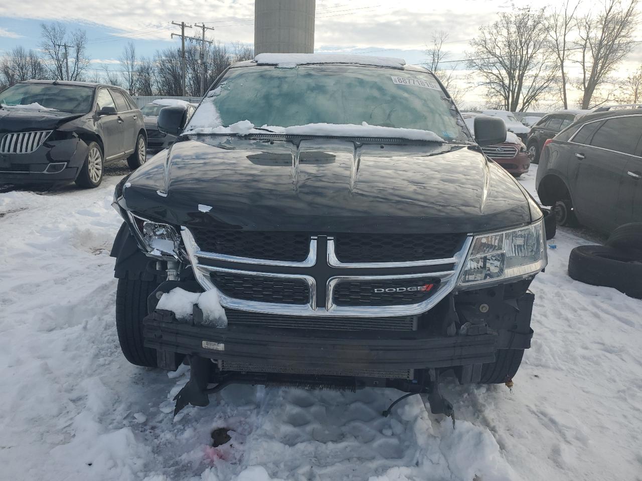 2014 Dodge Journey VIN 3C4PDCBG4ET142196 Copart auction photo, front end damage thumbnail 5