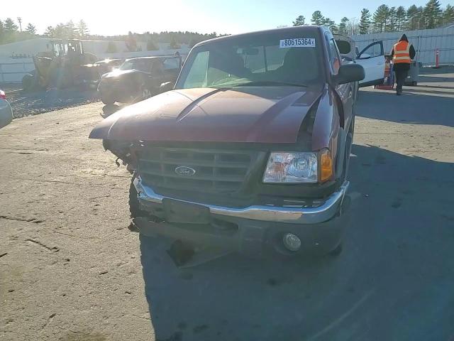 2001 Ford Ranger VIN 1FTZR15EX1PA03522 Copart auction photo, front end / side damage thumbnail 11
